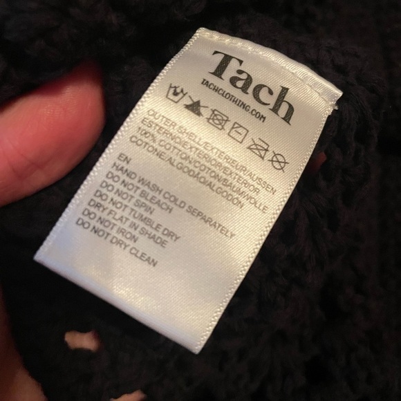 TACH CLOTHING FAUNA CROCHET DRESS - BLACK - Picture 10 of 14